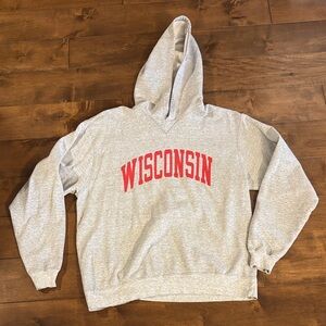 Hanes Wisconsin Hooded Sweatshirt